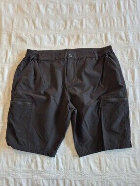 Willit men's XXL Golf Shorts stretch athletic hiking quick dry black VGUC